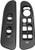 SWITCHDOCTOR Window Master Switch Bezel  and  Front Passenger Bezel Black for 2002-2009 Dodge Ram -4 Door-