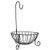 IMIKEYA Wire Fruit Basket Metal Vegetables Fruit Bowl with Banana Hanger Fruit Holder Fruit Stand Vegetable Baskets Dining Table Kitchen Counter Organizer for Fruit Bread Snack