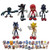 Sonic second generation small figure 6pcs/lot Cake decoration or gift for Sonic the Hedgehog fans