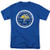 South Dakota State University Official Plaid Badge Unisex Adult T Shirt, Royal Blue, 2X-Large