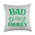 St Patrick's Day Shirt Ink Bad  and  Boozy St Patrick's Shamrock Funny Party Throw Pillow, 18x18, Multicolor