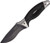 Camillus ST6 Carbonitride Titanium Fixed Blade Knife with Ergo-TPR Pattern Handle, Black