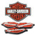 Harley-Davidson Bar  and  Shield Rubber Coaster Set- 4/pkg