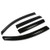 Replacement for Mitsubishi Endeavor 4pcs Tape-On Window Visor Deflector Rain Guard