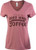 Today's Good Mood is Sponsored by Coffee - Funny Cute Sarcastic Sassy Saying Women's V-Neck T-Shirt--Vneck,M-