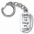 With God All Things are Possible - Key Ring with Inspirational Thumbstone Charm - 4"