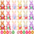 Skylety 12 Pieces Easter Bunny Rabbit Plush Stuffed Animals Plush Toys 4 Inch Stuffed Bunny Toys Soft Tiny Rabbit Doll Plush Hanging Pendant Ornament for DIY Keychain Easter Decorations Party Favors