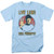 Popfunk Star Trek Spock Live Long and Prosper T Shirt w/Stickers -Large- Light Blue