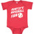 inktastic Aunties Baseball Fan Infant Creeper 12 Months Retro Heather Red 352b0