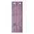 Ambesonne Harbour Stripe Hanging Pocket Organizer, Vertical Patriotic Colorful Contrast Toned American Colors, Printed Polyester Storage Bag with Pockets, 9" x 27", Violet Blue Vermilion