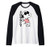 Peanuts cool Snoopy in pink Raglan Baseball Tee