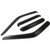 Replacement for Frontier D22 4DR 4pcs Tape-On Window Visor Deflector Rain Guard