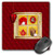 3dRose Image of Window, White Rats, Fan, Sign, Teapot, Lantern, Red. - Mouse Pads -mp_329113_1-