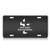Press Fans - Don't Worry GOD is in Control Religious Christian S.Steel Car SUV Truck License Plate Decorative Tag Black-D-h8