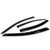 Replacement for Chevy Sonic Sedan 4pcs Tape-On Window Visor Deflector Rain Guard