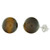 Trustmark 925 Sterling Silver 10mm Natural Brown Tigers Eye Ball Stud Post Earrings