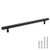 LSJ22BK256-1Pack Peaha Knobs for Dresser Drawers Black Cabinet Hardware Cupboard Knobs Black Large Drawer Knobs Bathroom Cabinet Pulls