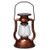 Cabilock LED Solar Vintage Lantern Solar Lantern Outdoor Hanging Flickering Metal Antique Lantern for Garden Patio Deck Yard Path -Red-