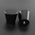homdiy Black Cabinet Knobs Black Drawer Knobs - LS745BK Solid Round Cabinet Knobs Kitchen Cabinet Hardware Black Knobs for Dresser Drawers, 25 Pack