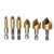 Countersink Drill Bit, Countersink Drill Bit Set 6 Pcs 1/4'' Hex Shank HSS