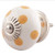 IndianShelf 6 Piece Handmade Mustard Ceramic Dotted Dresser Pulls Drawer Cabinet Wardrobe Door Knobs Kitchen Handles
