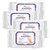 ProCure Hand Sanitizing Wipes 4 Pack, 320 Moisturizing Cloths with Aloe and Vitamin E - Kills 99.99 percent of Germs  Safe for Eating - Antiseptic, Antibacterial - Sanitizes, Cleanses,