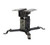 Luxburg Universal Ceiling Aluminium Projector Mounting Bracket Kit Holds 15kg 30 Degrees Black