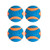 Chuckit Ultra Squeaker Ball -4 Pack-