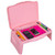 DOBU Portable Lap Desk for Kids, Students, and Adults - Kids Lap Desk with Storage - Lap Desk for Laptop - Folding Laptop Table - Foldable Drawing Table and Craft Desk 17x11 -Pink-