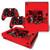 ZOOMHITSKINS X1 X Skins for Console and Controller, Glossy Skulls Cranium Red Rock Guitar Black Heavy Metal, High Quality, Durable, Bubble-free Goo-free, 2 Controller Skins 1 Console Skin, USA Made