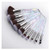 10 Crystal Fan Brush Set Foundation Brush Makeup Brush Blush Eye Shadow Eyebrow Professional Tools -Handle Color - Type4-