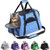 Prodigen Pet Carrier Airline Approved Pet Carrier Dog Carriers for Small Dogs, Cat Carriers for Medium Cats Small Cats, Small Pet Carrier Small Dog Carrier Airline Approved Cat Pet Travel Carrier-Blue