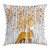 Ambesonne Hunting Decor Throw Pillow Cushion Cover, Fox Hunting in Autumn Forest Birch Trees Rustic Wilderness Animal, Decorative Square Accent Pillow Case, 16 X 16 Inches, Orange White Black
