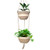 Mililanyo Hanging Planter Basket Woven Plants Indoor Outdoor, Natural Seagrass Planter Flower Plant Pots Cover, Beige