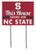 KH Sports Fan 18x24 Lawn Sign North Carolina State Wolfpack