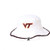Zephyr NCAA Virginia Tech Hokies Mens Bucket Hat Pontoon Trim, Virginia Tech Hokies White, Large