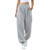 MUMUBREAL Women's High Waisted Sweatpants Baggy Joggers Pants Athletic Workout Active Lounge Bottom -Grey,S-