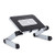 Laptop Stand with Fan, Adjustable Laptop Table Stand, Ergonomic Laptop Riser Notebook Reading Holder for Desk, Foldable Laptop Desk Stand Lap Bed Tray Table Standing Desk -Black with Fan, Medium-