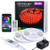 Tobole Led Strip Lights 65.6ft Bluetooth, Smart 5050 RGB Strip Lights, Music Sync Color Changing Lights Timer with APP, 40 Keys IR Remote Controller, Led Rope Lights for Bedroom