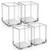 MaxGear Acrylic Pen Holder Pencil Holder for Desk, Pen Cup Pencil Cup Pen Cups for Desk Pen Holders Pencil Holders, Clear Makeup Brush Holder, Pencil Organizer Pen Organizer for Office  and  Home, 4 Pack MaxGear Acrylic Pen Holder Pencil Holder for Desk, Pen Cup Pencil Cup Pen Cups for Desk Pen Holders Pencil Holders, Clear Makeup Brush Holder, Pencil Organizer Pen Organizer for Office  and  Home, 4 Pack