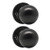 KNOBWELL -2 Pack- Matte Black Dummy Door Knob Single Side Closet Door Knob Set, Interior Door Knobs, Easy Installation