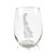 Delaware State Stemless Wine Glass - Delaware Gift, Delaware Wine Glass, Delaware Fan Gift