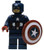 LEGO Marvel Super Heroes Minifigure - Captain America Dark Blue with Shield (6865)