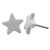 IndianShelf 6 Piece Handmade White Ceramic Star Crackle Kid Dresser Knobs Drawer Cabinet Kitchen Wardrobe Door Pulls Handles