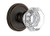 Grandeur Georgetown Rosette with Chambord Crystal Knob, Passage - 2.375", Timeless Bronze
