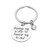 ODLADM Sister Keychain Always My Sister Forever My Friend Graduation Birthday Gift Keychain (Sister Gift Keychain)