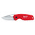 Milwaukee 6 in. Folding Compact Utility Knife Red 1 pc. - Case of- 1-