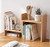 Desktop Bookshelf Desk Storage Organizer Adjustable Wood Desktop Display Shelf Rack Counter Office Storage Rack Top Bookcase - Free Style Display Natural Stand Office Supplies Desk Organizer