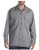Dickies Men's Big and Tall Long Sleeve Work Shirt, Silver, 4X-Large