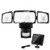 Nekteck Solar Security Lights, 1500LM Solar Motion Sensor Light Outdoor, 3 Adjustable Head Solar Flood Light Outdoor, 5500K, IP65 Waterproof LED Solar Outdoor Lights for Yard, Patio, Garage